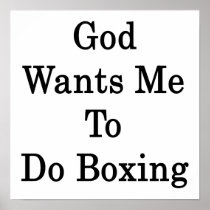 God Wants Me To Do Boxing