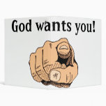 God wants you binder