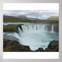 Godafoss Iceland Plakate
