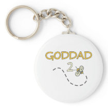 Goddad 2 Bee Keychains