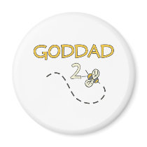 Goddad 2 Bee Fridge Magnets