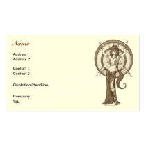 Goddess Business Card Template