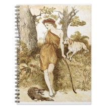 Goddess Diana Spiral Note Book