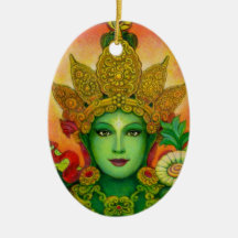 Goddess Green Tara's Face Ornament