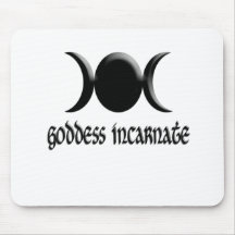 goddess incarnate black mouse pad