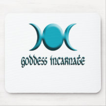 goddess incarnate blue mouse pads