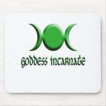 goddess incarnate green mousepad