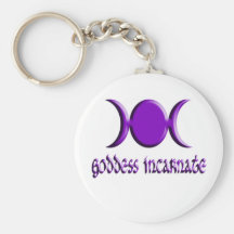 Goddess Incarnate Purple Keychain