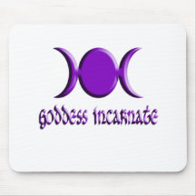 Goddess Incarnate Purple Mousepads