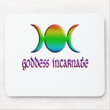 goddess incarnate rainbow mouse pad