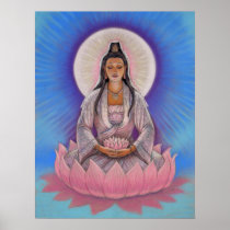 Goddess Kuan Yin Art Poster