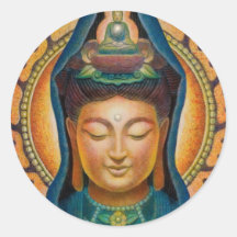 Goddess Kuan Yin's Flame Stickers