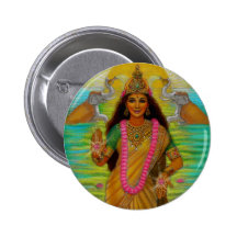 Goddess Lakshmi Button