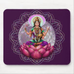 Goddess Lakshmi mandala Mousepads