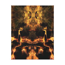 Goddess of Fire Canvas Print
