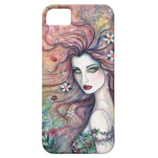 Goddess of Flowers Fairy Fantasy Art iPhone Case iPhone 5 Covers