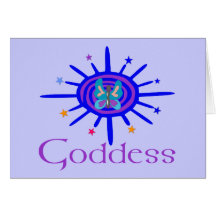 Goddess Sun and Stars Cards