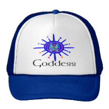 Goddess Sun and Stars Mesh Hat