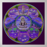 Goddess Tara Mandala Poster