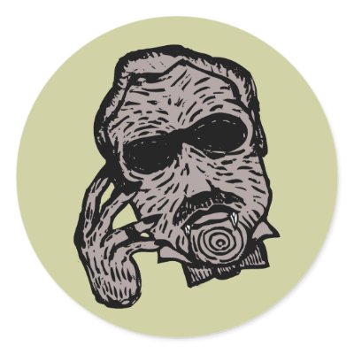 Godfather Never Die Round Sticker by PencilPlus