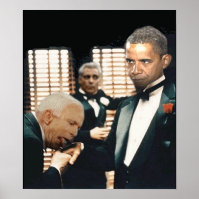 Godfather Obama Print by DailyNewsHaiku