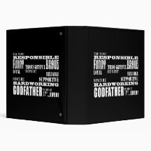 Godfathers Birthdays & Christmas : Qualities Binder