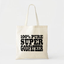 Godfathers Gifts : 100% Pure Super Godfather Canvas Bags