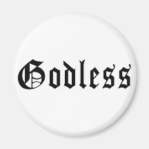 Godless 1 fridge magnets