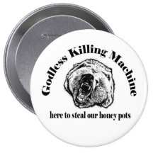 GODLESS KILLING MACHINE BUTTON