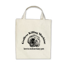GODLESS KILLING MACHINE TOTE BAG