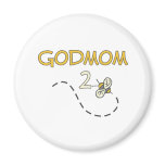 Godmom 2 Bee Fridge Magnet