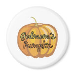GodMom's Pumpkin Refrigerator Magnet