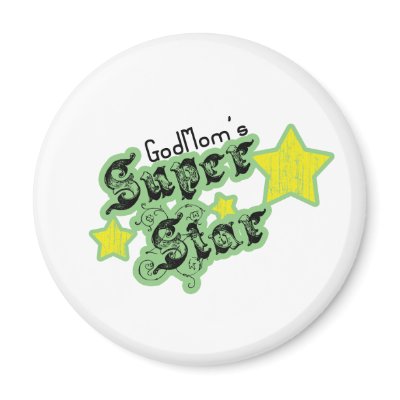 GodMom's Super Star Fridge Magnet by MotherandFatherGifts