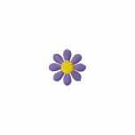 Godmother Purple Flower Embroidered Shirt