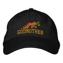 Godmother Retro Shoe Embroidered Hat