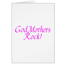 GodMothers Rock Pink Greeting Cards