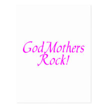 GodMothers Rock Pink Post Cards