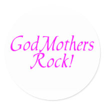GodMothers Rock Pink Stickers