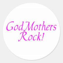 GodMothers Rock Pink Stickers