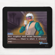 Godot - "Hot Nights" Mouse Pad
