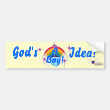 God's Boy-Customize Bumper Stickers
