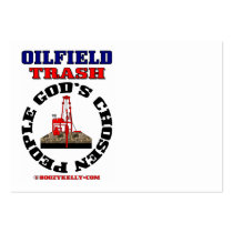 God's Chosen People,Oil Field Trash,Oil,Gas,Rig Business Card Templates