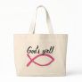 God's girl tote bags