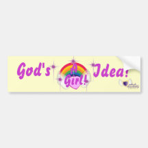 God's Girl-Customize Bumper Sticker