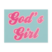 God's Girl Post Card