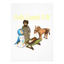 Gods Greatest Gift Personalized Announcement