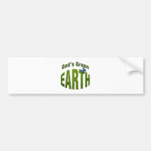 God's Green Earth Bumper Sticker