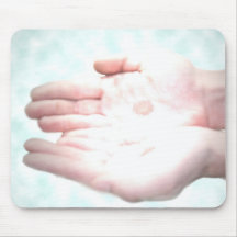 God's hands mouse pad