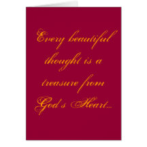 God's Heart "Thinking of You" Card.
