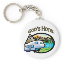 Gods Hotel Key Chain